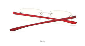 Men TR90 Rimless Reading Glasses Prescription Presbyopic Glasses Women Dioptric Lenses Eyeglasses Blue Light Blcoking Eyewear